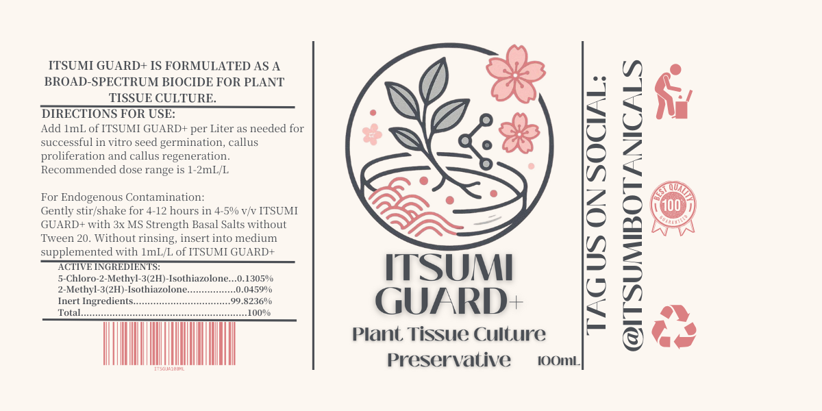 Itsumi Guard+ | Plant Tissue Culture Preservative Mix